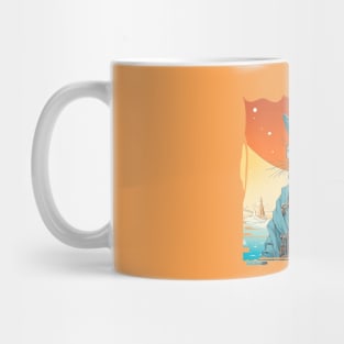 Cyber Cat from the Future Mug